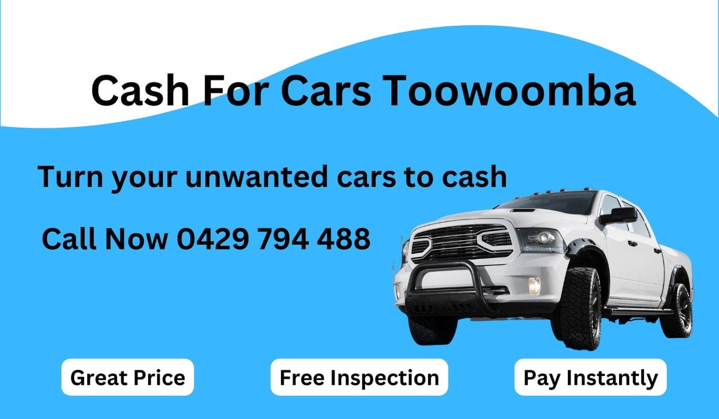 Vehicle ready for a cash-for-cars quote in Toowoomba