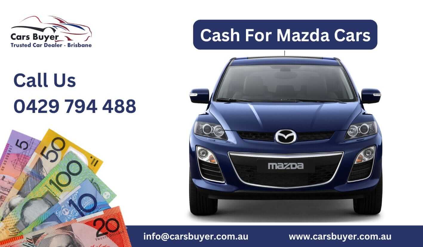Blue Mazda vehicle for sale on the Gold Coast