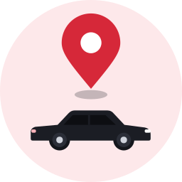 Icon showing easy vehicle pick-up
