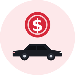 Icon showing a fair car price
