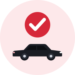 Icon showing a simple way to sell a car